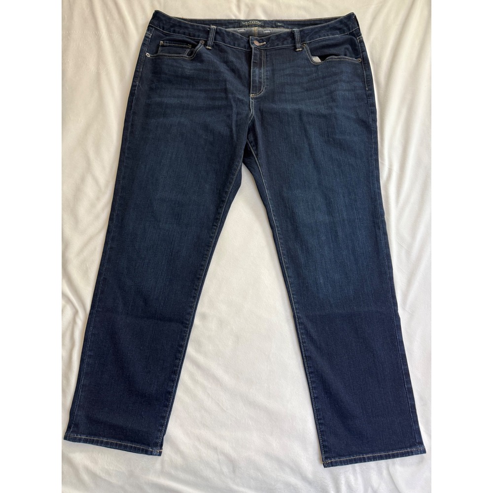 Lucky Brand Bridgette Jeans Dark Wash Denim Size 20W High Rise Womens